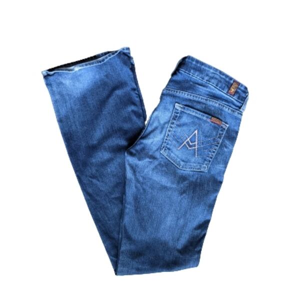 7FAMK "A" Pocket Boot Cut Jeans 29 - Picture 2 of 10